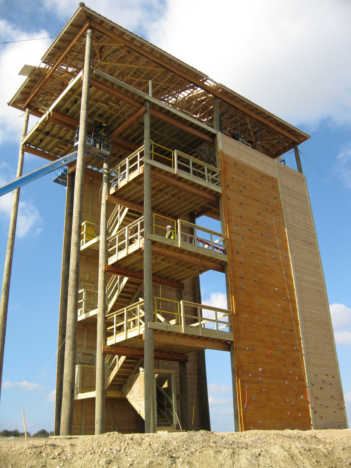 Military training tower constructed by EG Sierra